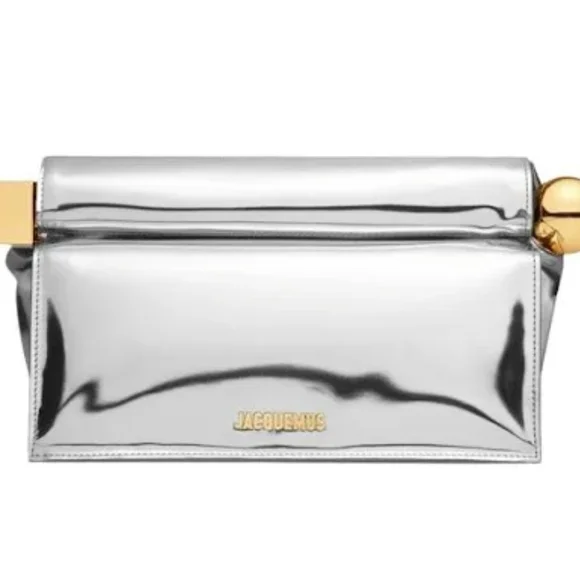 Jacquemus Silver and Gold Accent Bag